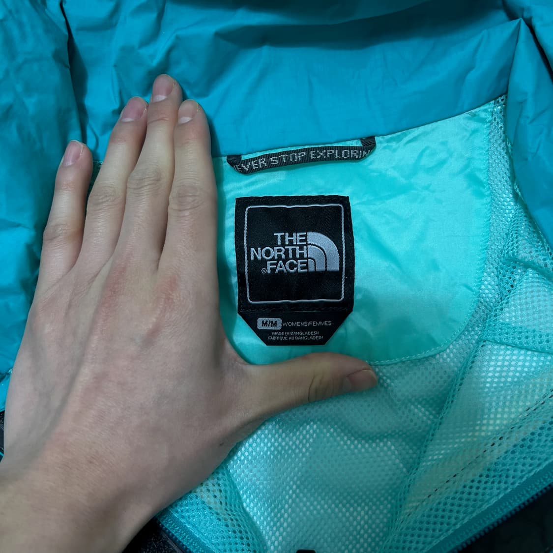 노스페이스 여성 하이벤트 후드 바람막이 자켓 L/90  상품이미지5