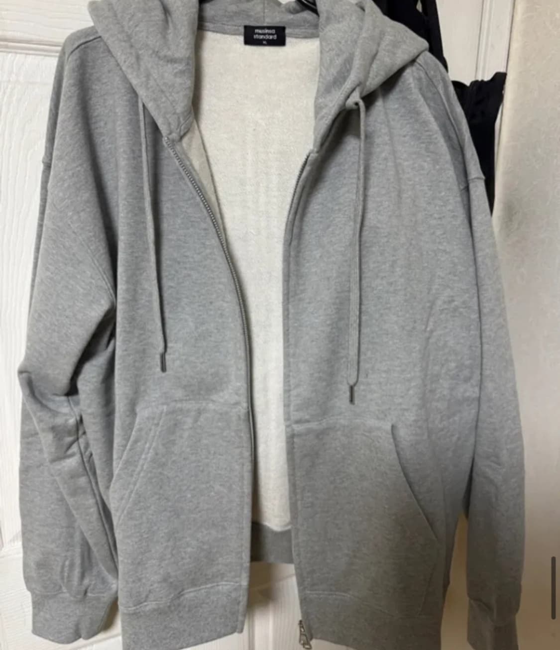 무탠다드 헤비웨이트 후드집업 그레이 2XL 상품이미지6