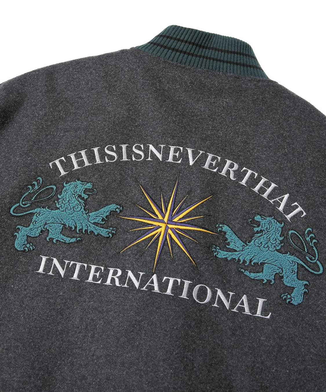 디스이즈네버댓 lion 바시티 자켓 s 상품이미지3