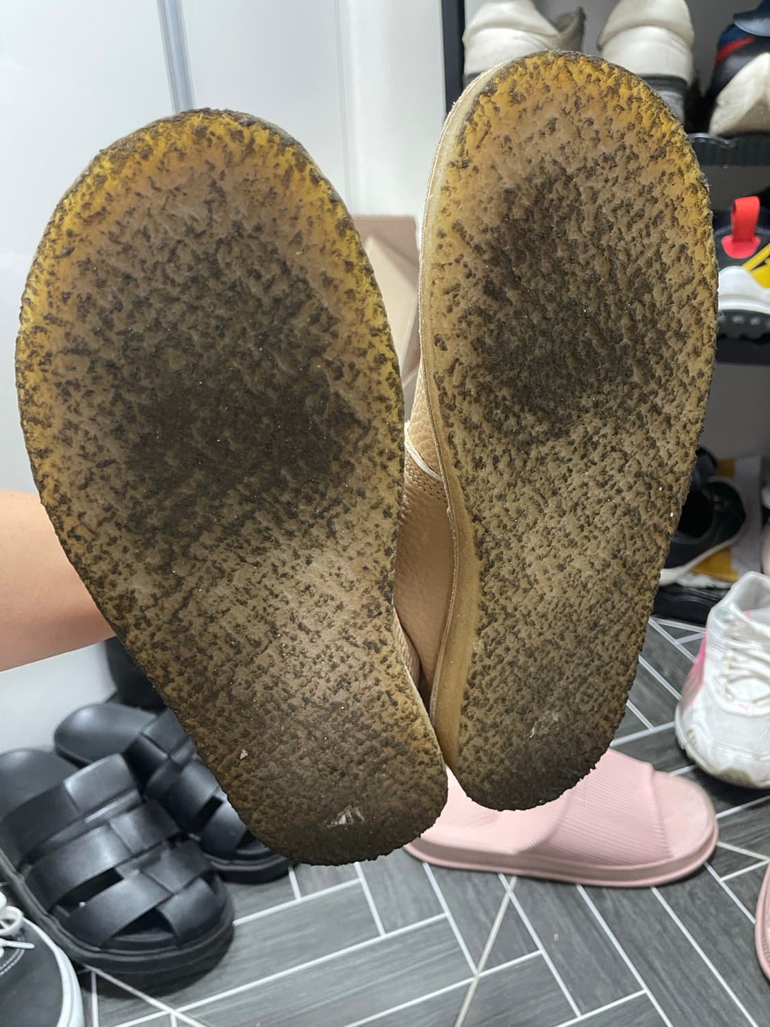클락스 오리지널 데저트 트랙 베이지 색상 260사이즈 상품이미지4