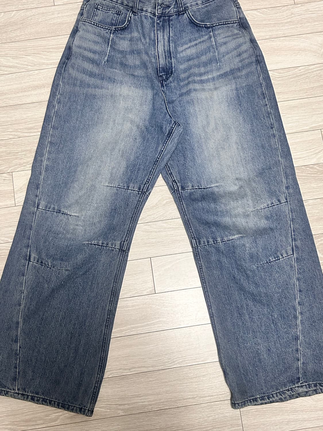 999휴머니티 AV PLEATS DENIM PANTS (NEB BLUE) 상품이미지1