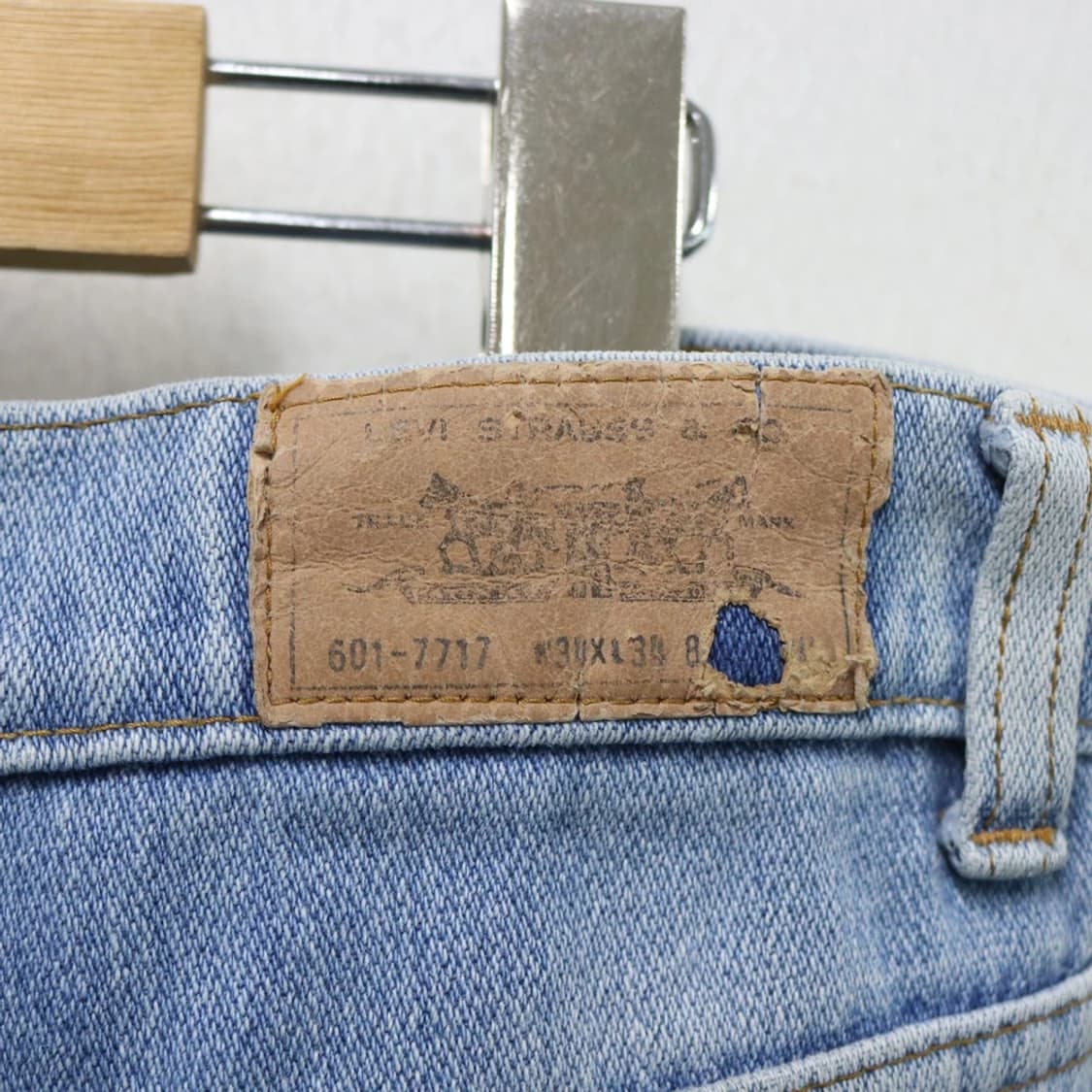 70'S LEVI'S 601 BLACK TAB 데님팬츠 58415 상품이미지10