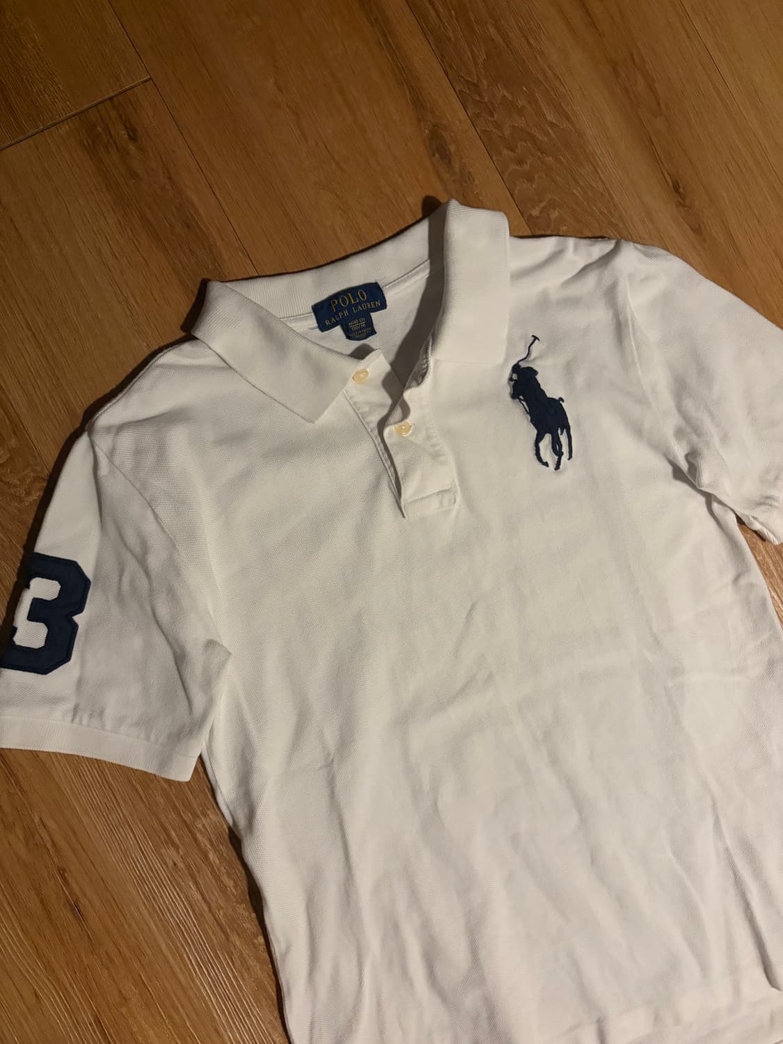 예약중)폴로 빅포니 카라티 반팔 화이트 상품이미지1