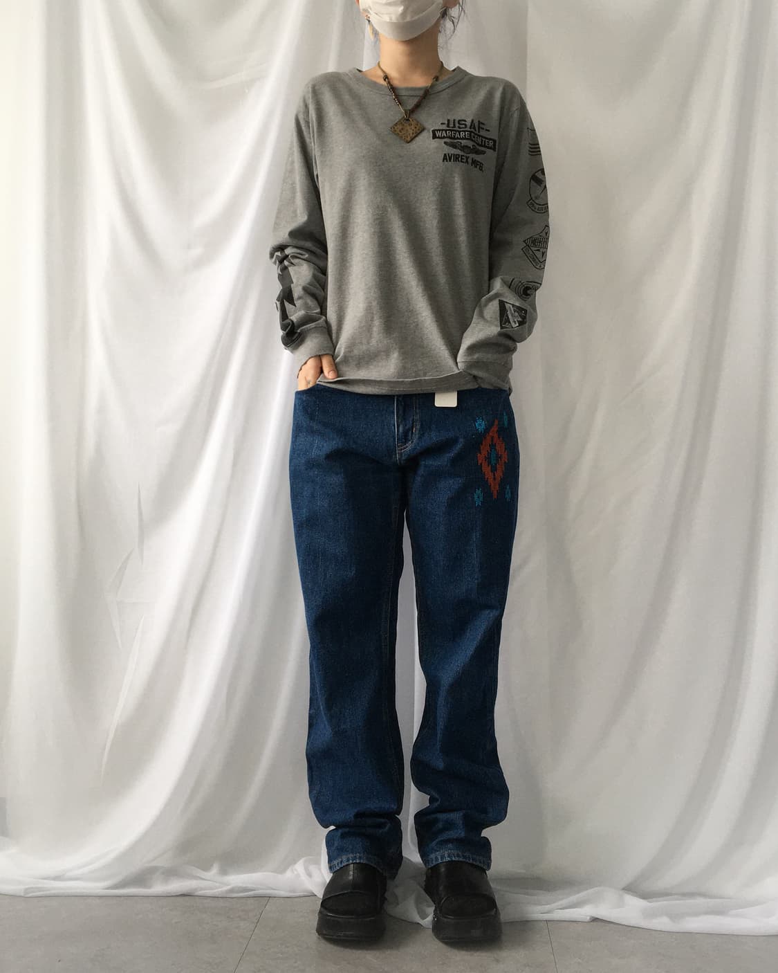 Avirex sleeve 상품이미지5