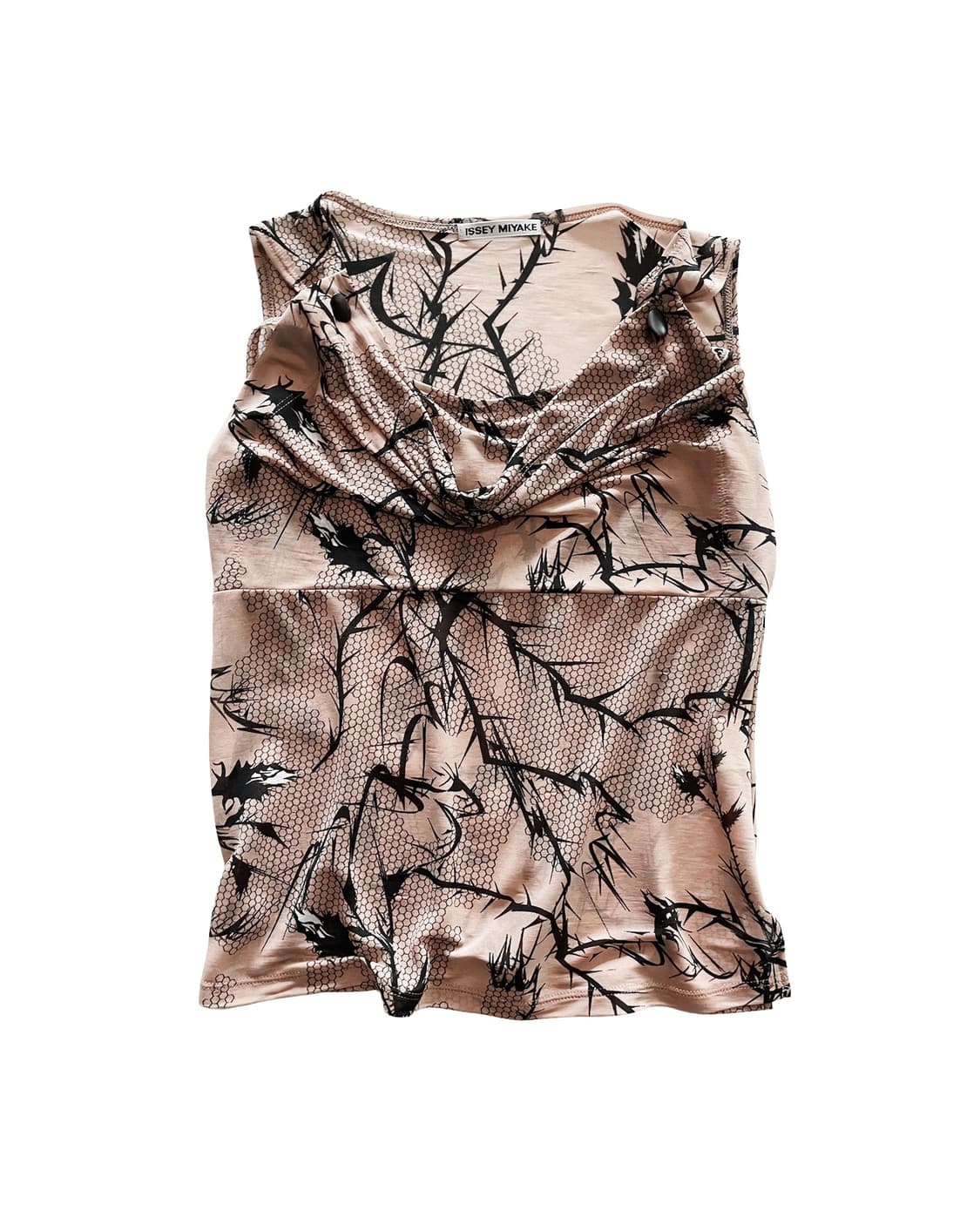 ISSEY MIYAKE button detail sleeveless 상품이미지1