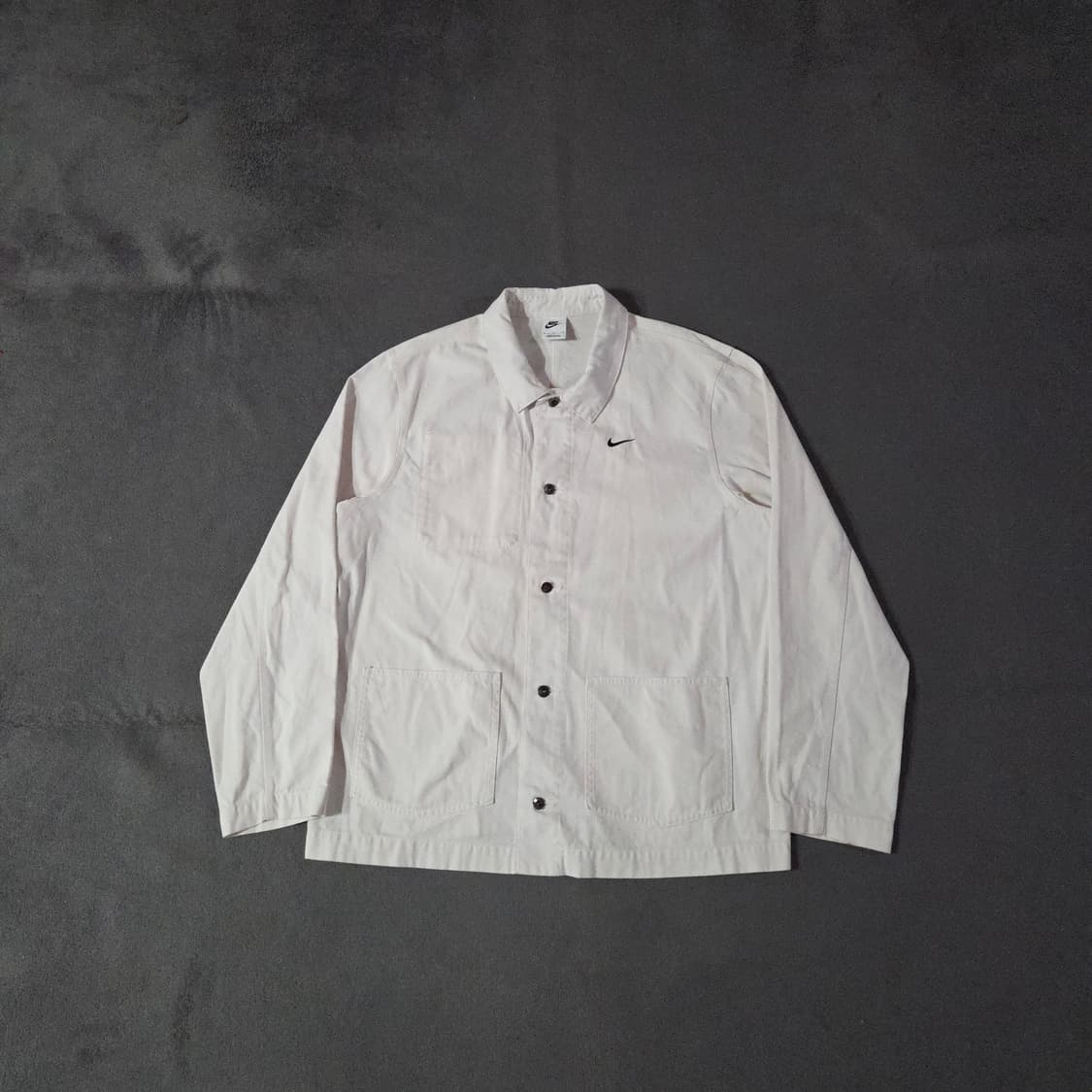 나이키 라이프 언라인드 초어 워크 자켓 L 100 화이트 상품이미지1