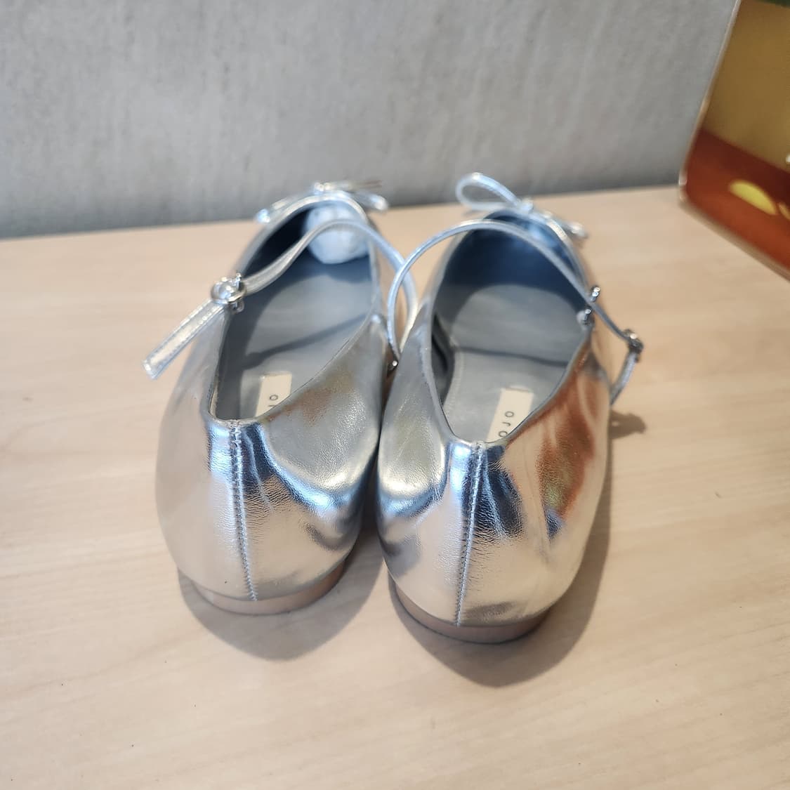 ✨실버 메리제인 플랫·250 / 샤이닝 포인트 데일리슈즈
 상품이미지3