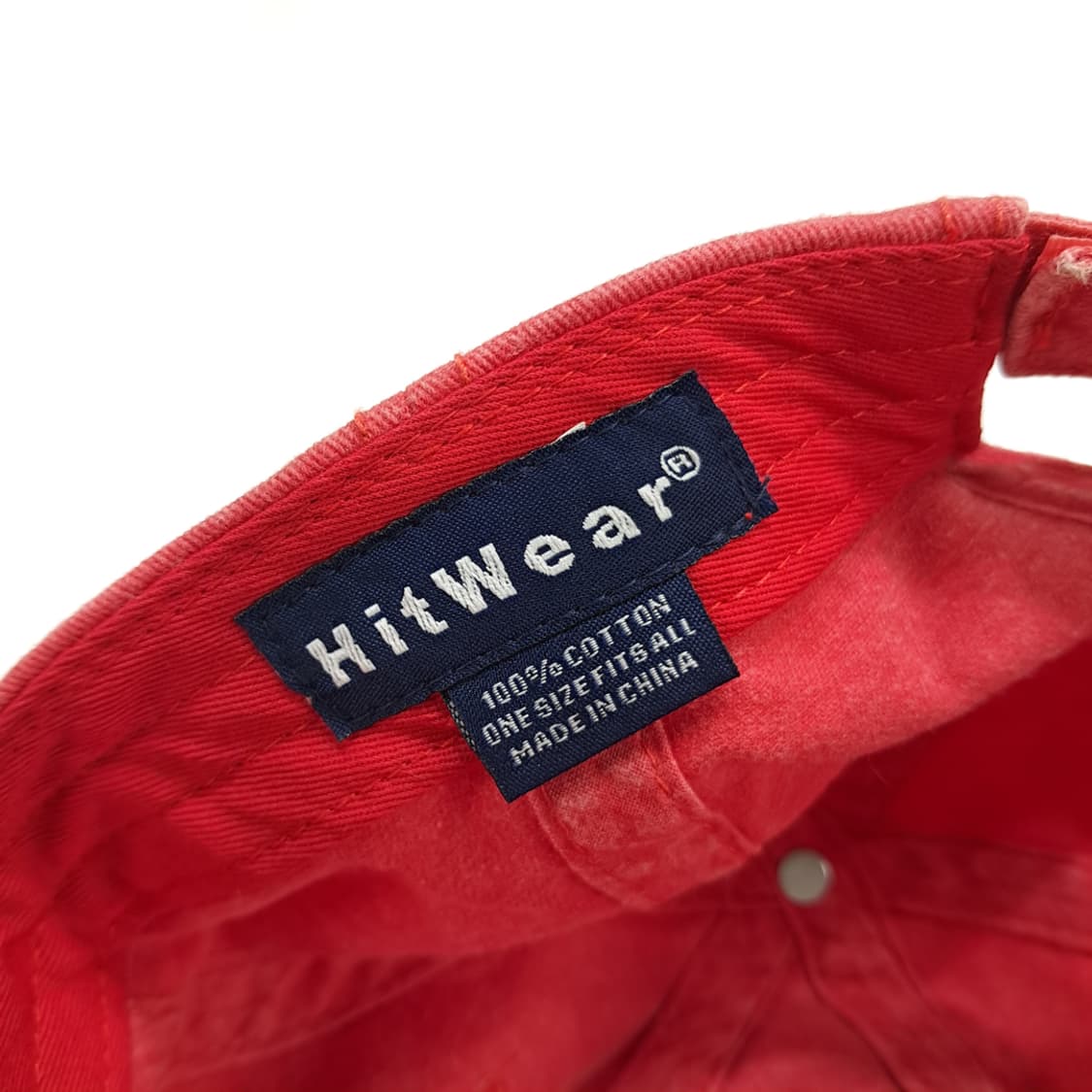 HitWear Wolfys 빈티지 레드 볼캡 P1528 상품이미지7