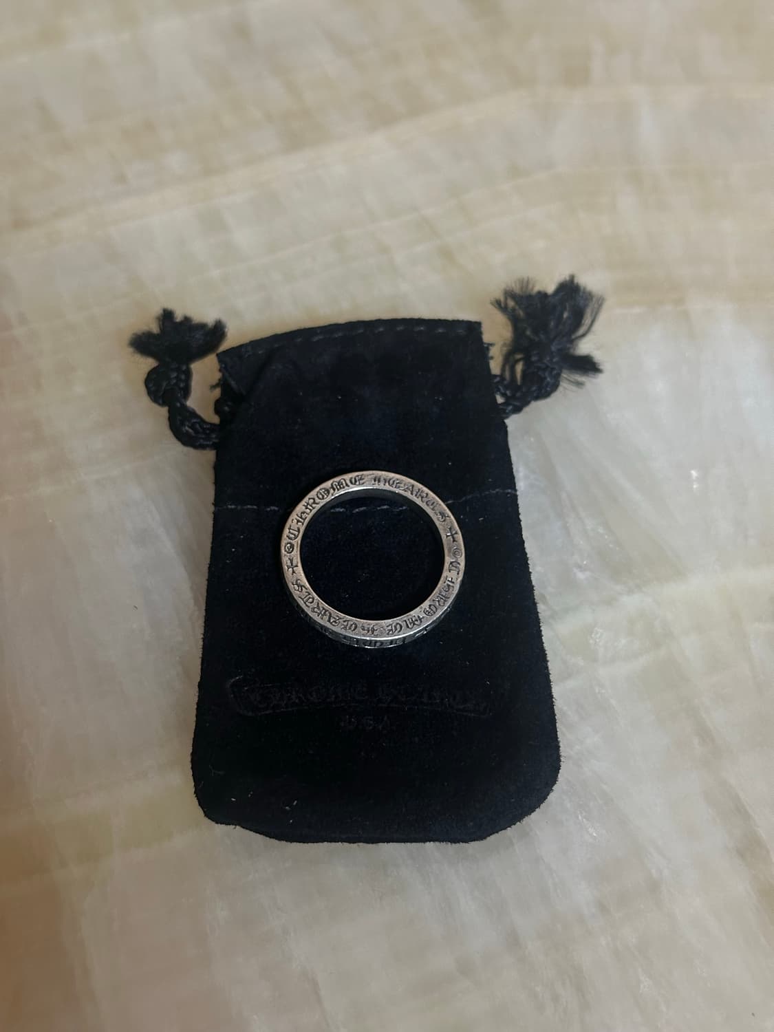 (US12) 크롬하츠 퍽유링 3mm 상품이미지1