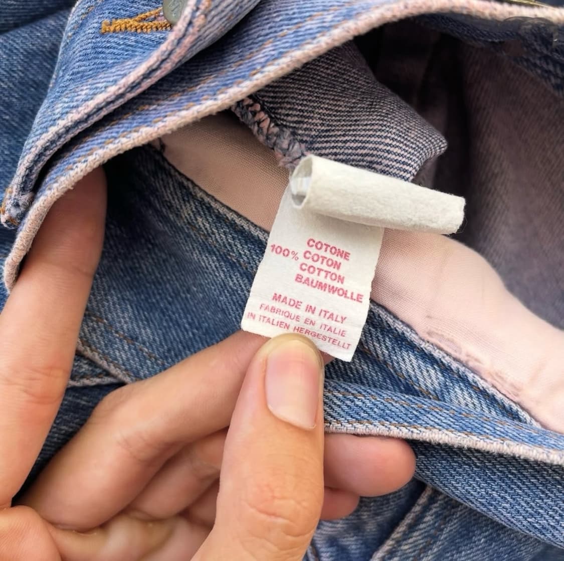 웨스트 밸리 데님 청자겟 Made In Italy 상품이미지4