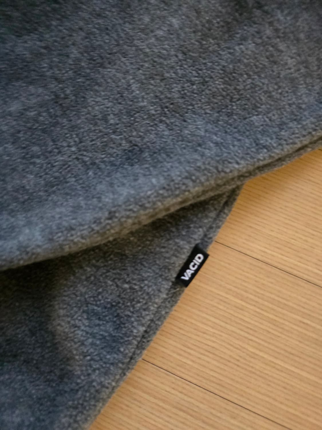 VACID half zip fleece 하프집업 울 플리스 그레이 M 상품이미지4