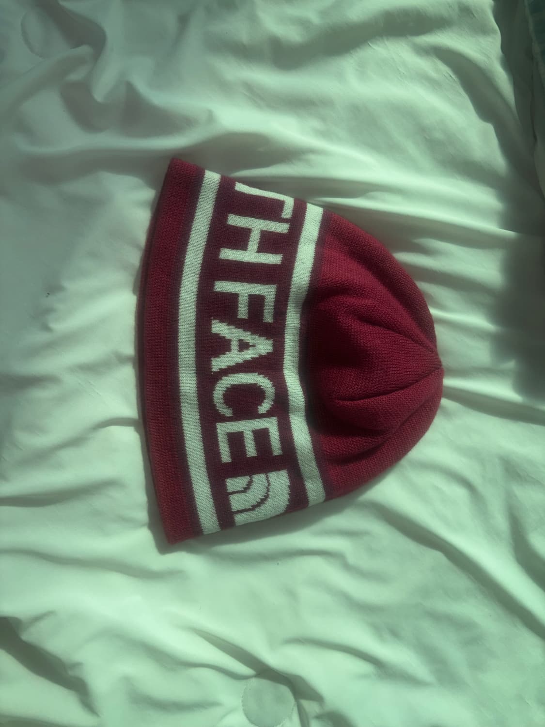 노스페이스 핑크 비니 상품이미지3