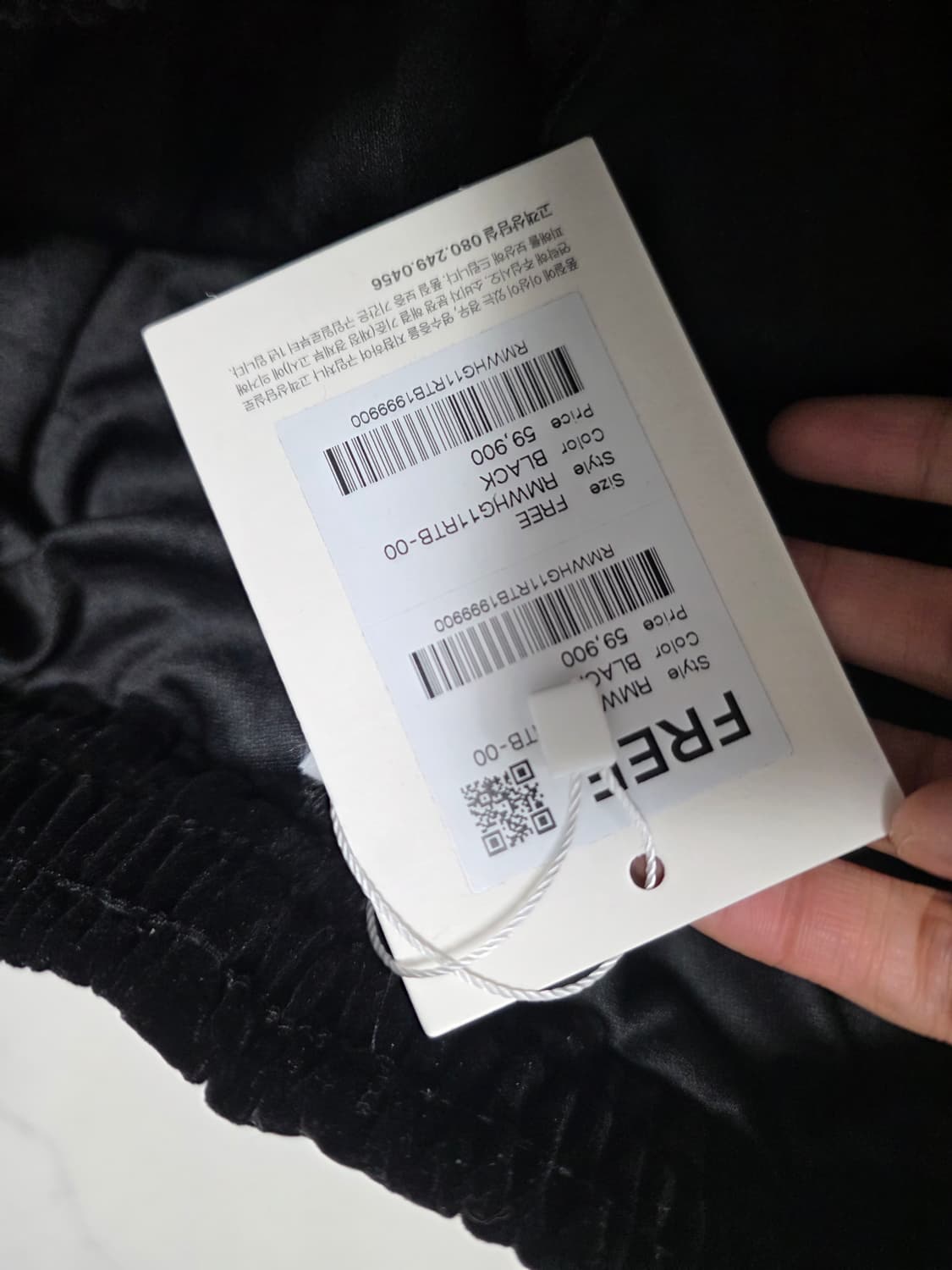 로엠 벨벳 벌룬 숏츠 스커트 상품이미지3