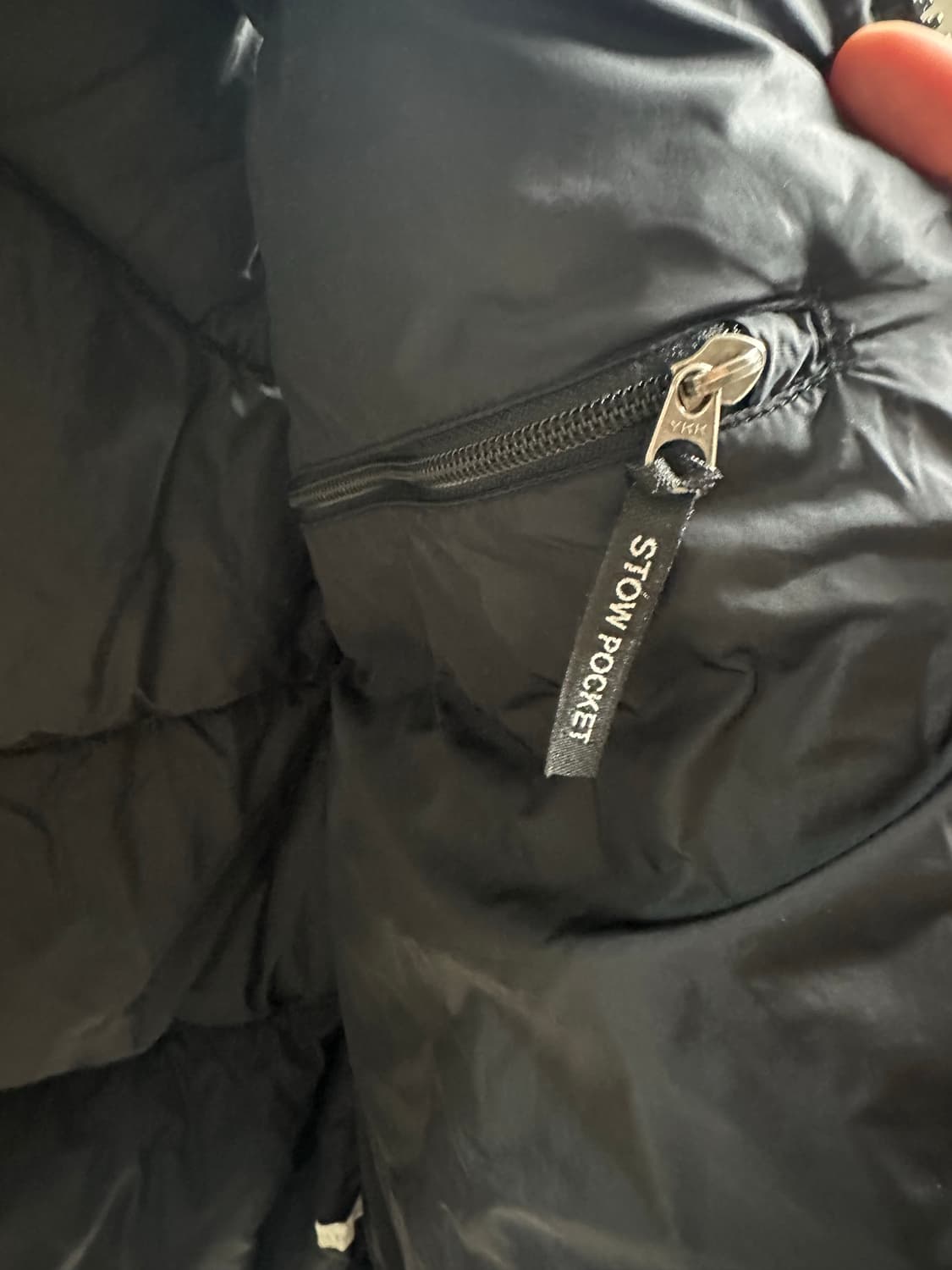 NORTHFACE 노스페이스 차콜 중앙 로고 조끼 패딩 상품이미지7
