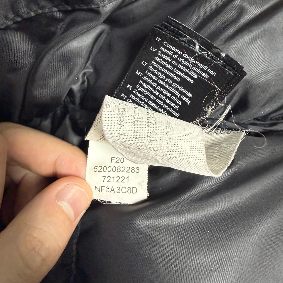 (XL) 해외판 700 노스페이스 눕시 1996 패딩 블랙 상품이미지5