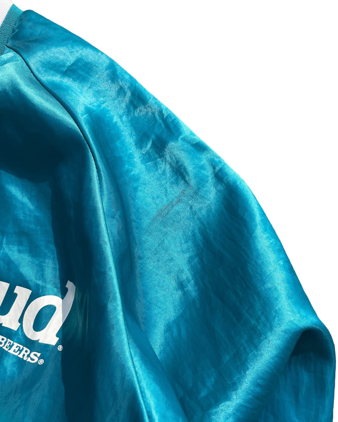 90‘s Bud King Of Beer 새틴 점퍼 상품이미지4