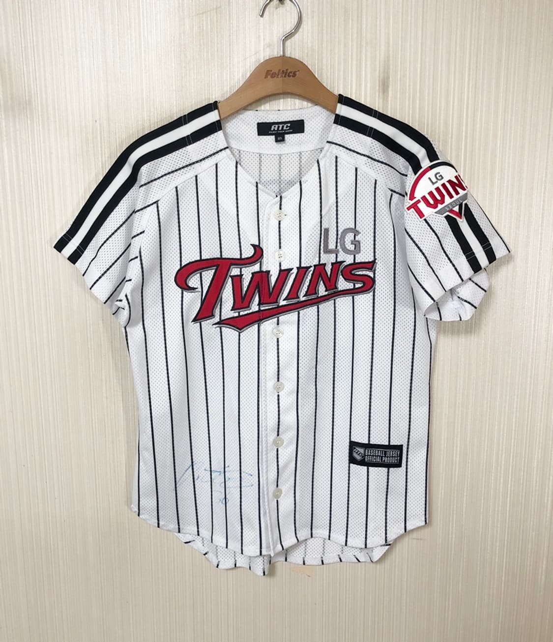 KBO ATC LG트윈스 홈유니폼/져지 85 #33 박용택 상품이미지2