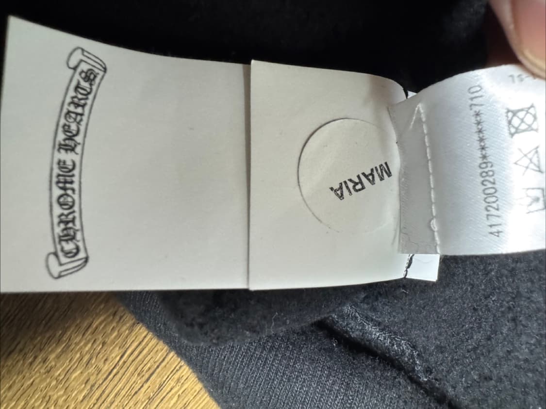 크롬하츠 기본 자수 후드 XL S급 판매합니다! 상품이미지5