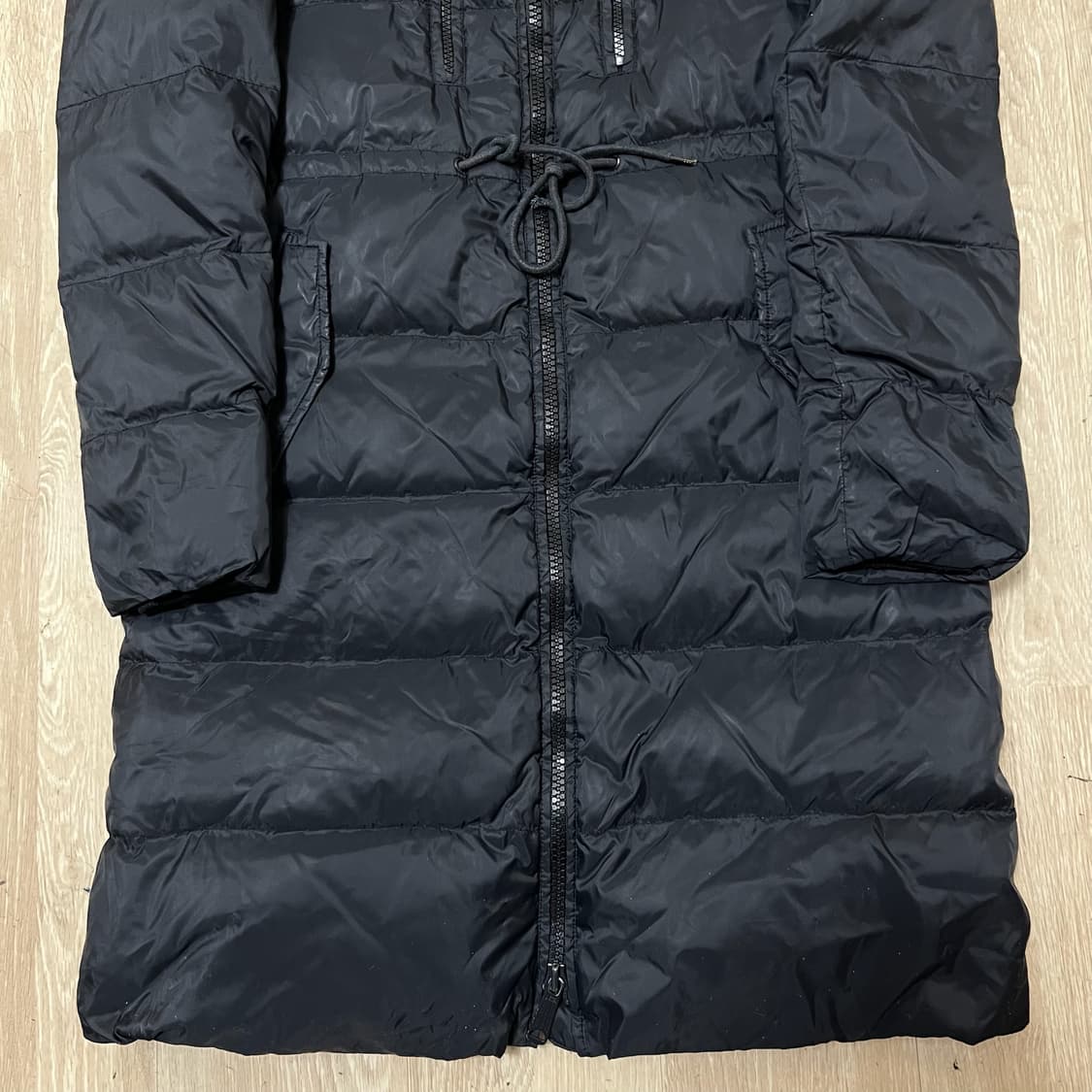 디젤 여성 클래식 와펜 덕다운 롱패딩 S/90  상품이미지3