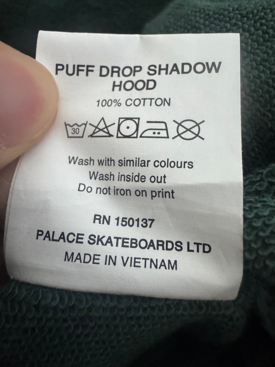 정품!! 팔라스 PALACE 스펠아웃 오버핏 후드티 S ~ M 상품이미지4