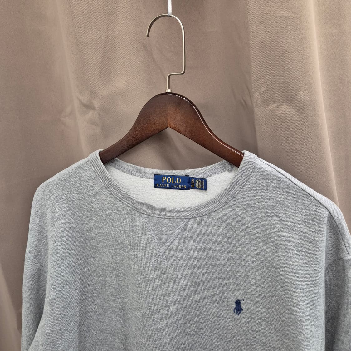 폴로 랄프로렌 맨투맨 그레이 XL 상품이미지2