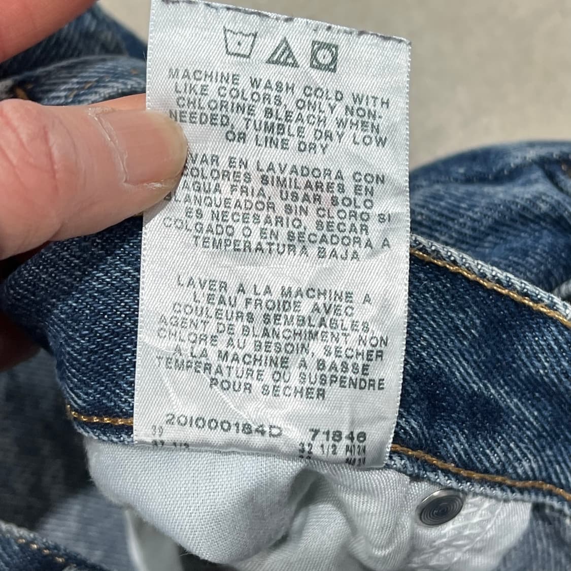 랭글러 워크 데님팬츠 s09637 상품이미지8