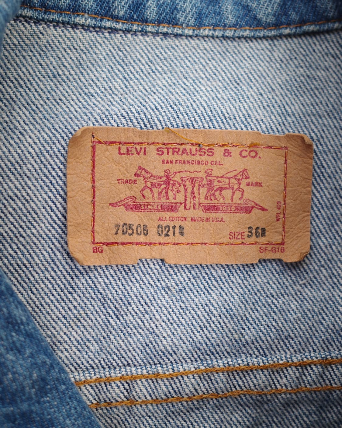 levi's 70506 0214 / made in usa 상품이미지5