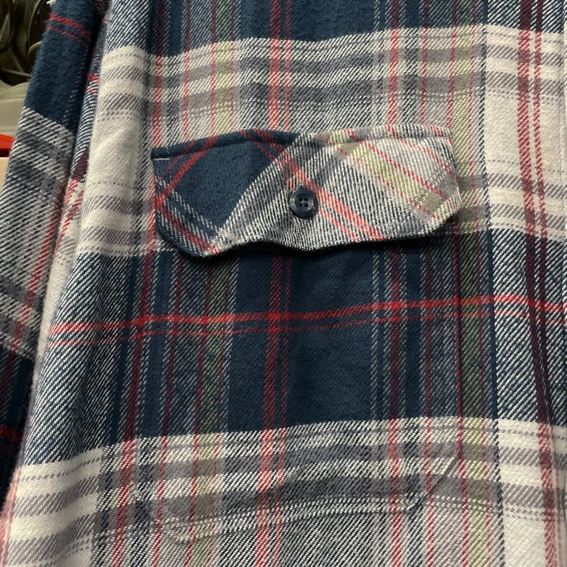 FA12 파타고니아 오가닉 코튼 포켓 플란넬 셔츠 상품이미지5