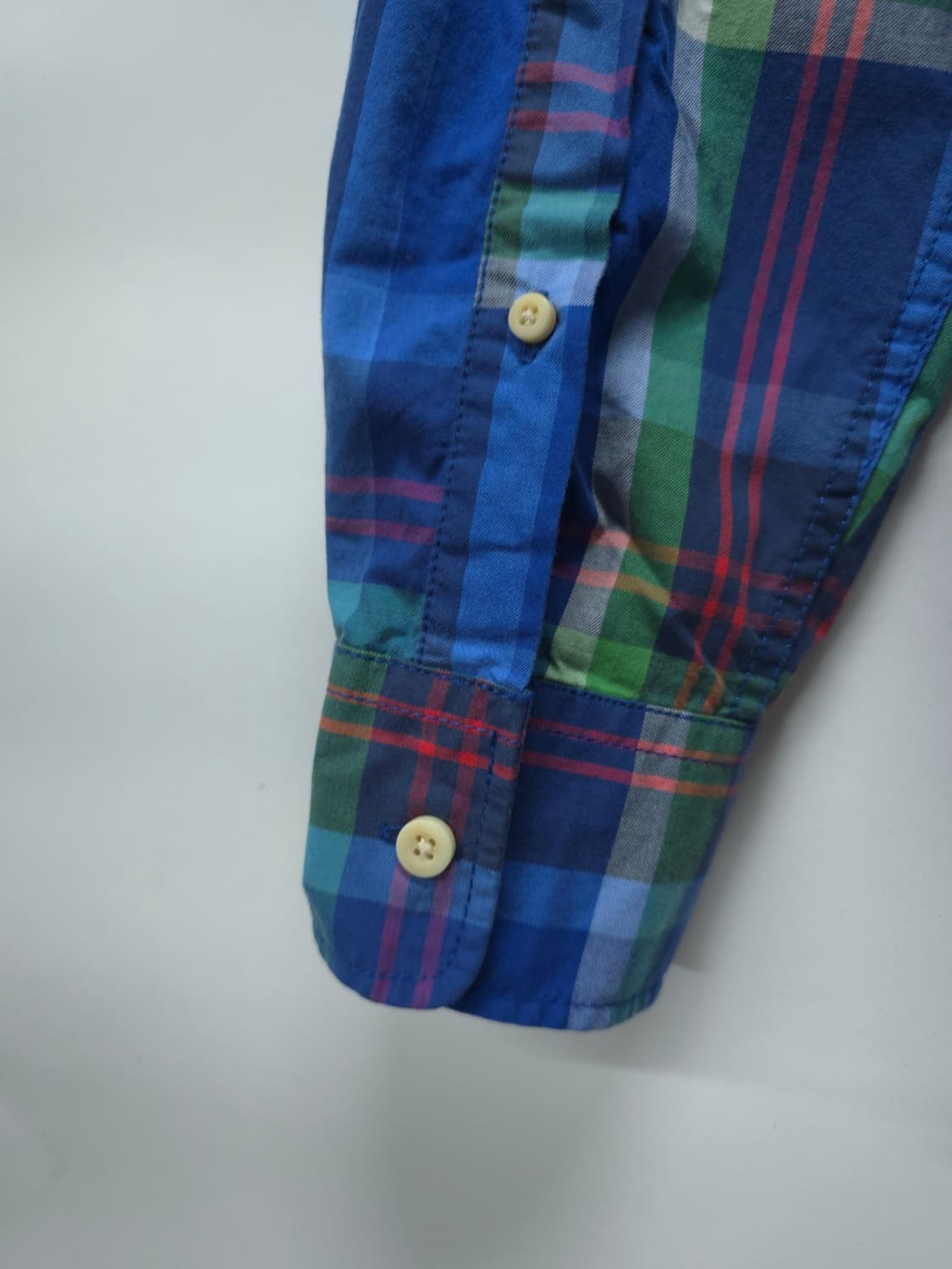 아베크롬비 포겟로고 블루 체크셔츠 (남성95) 상품이미지7