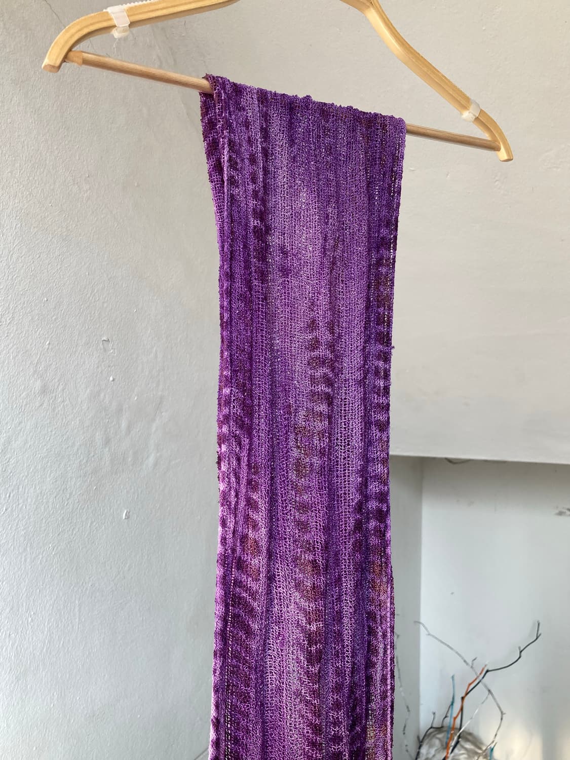 에스닉 퍼플 머플러 상품이미지2