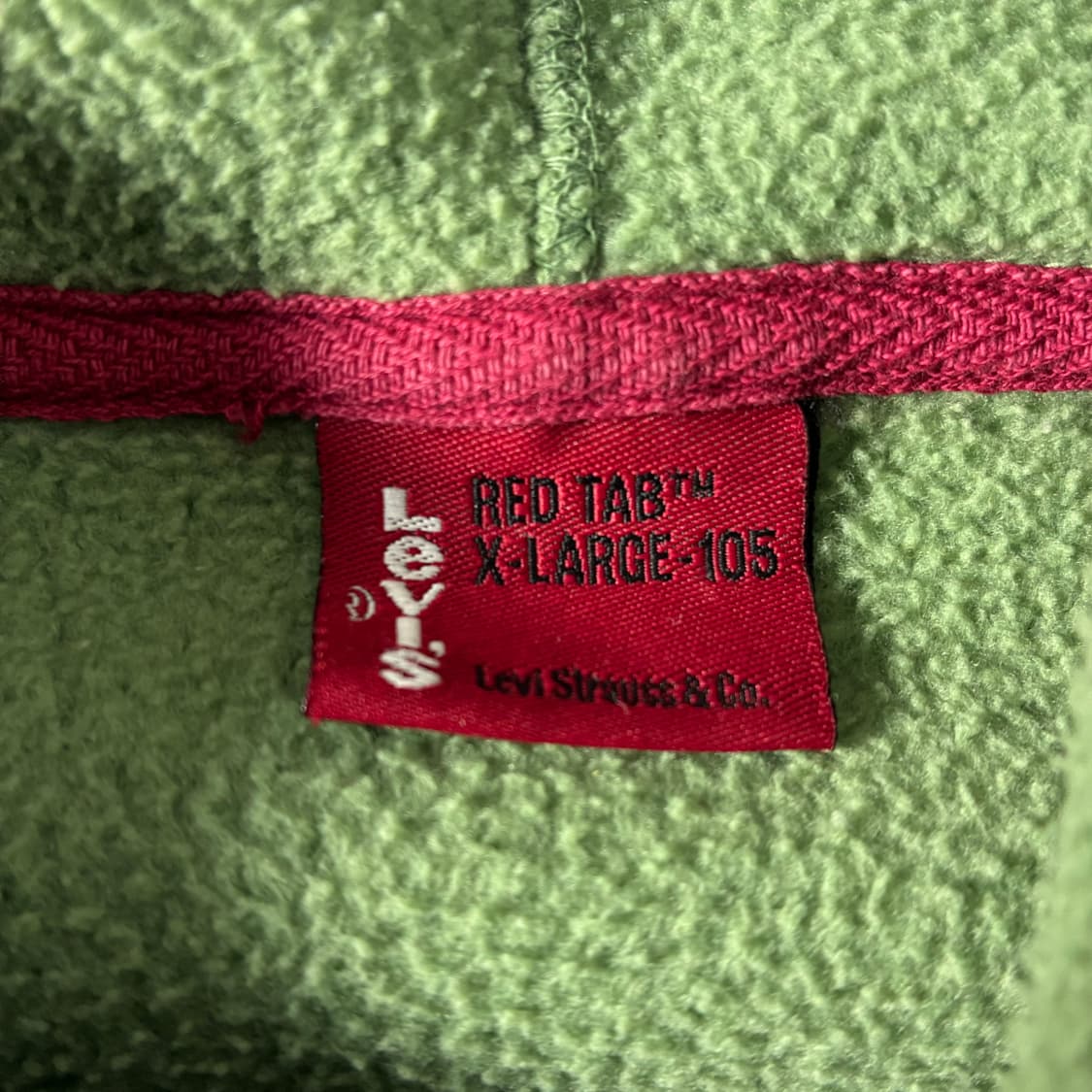 Levi's   리바이스 00,s 레드탭 아치로고 플리스 후드티 상품이미지5