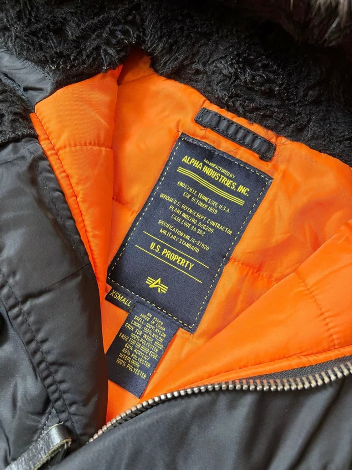 알파인더스트리 USA N-3B 새틴 밀리터리 파카 PN6835 상품이미지10