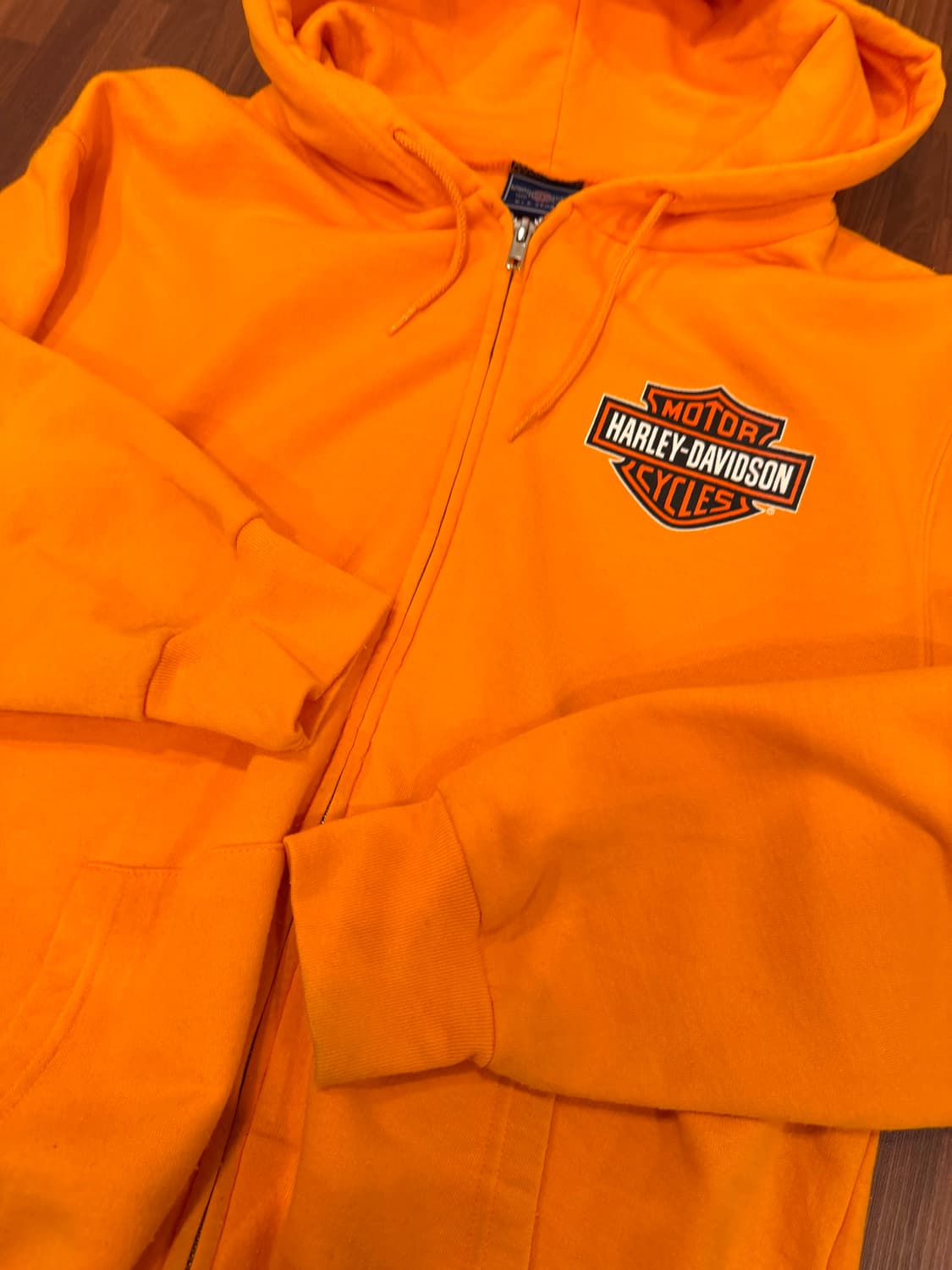 B&E Sport 빈티지 할리데이비슨 후드 집업 상품이미지8