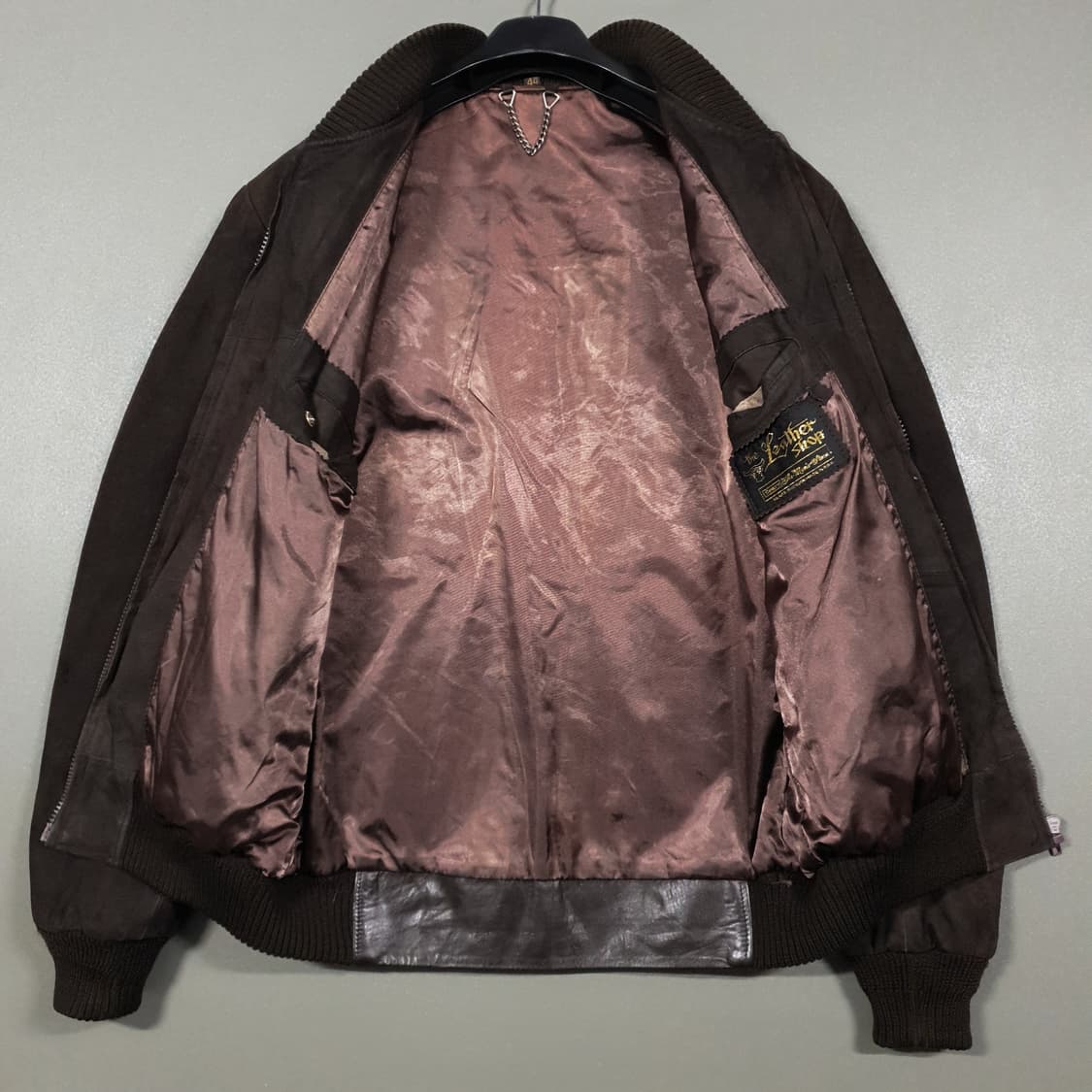 실측 XL) 70's Sears USA 시어스 스웨이드 레더 봄버 자켓 상품이미지8