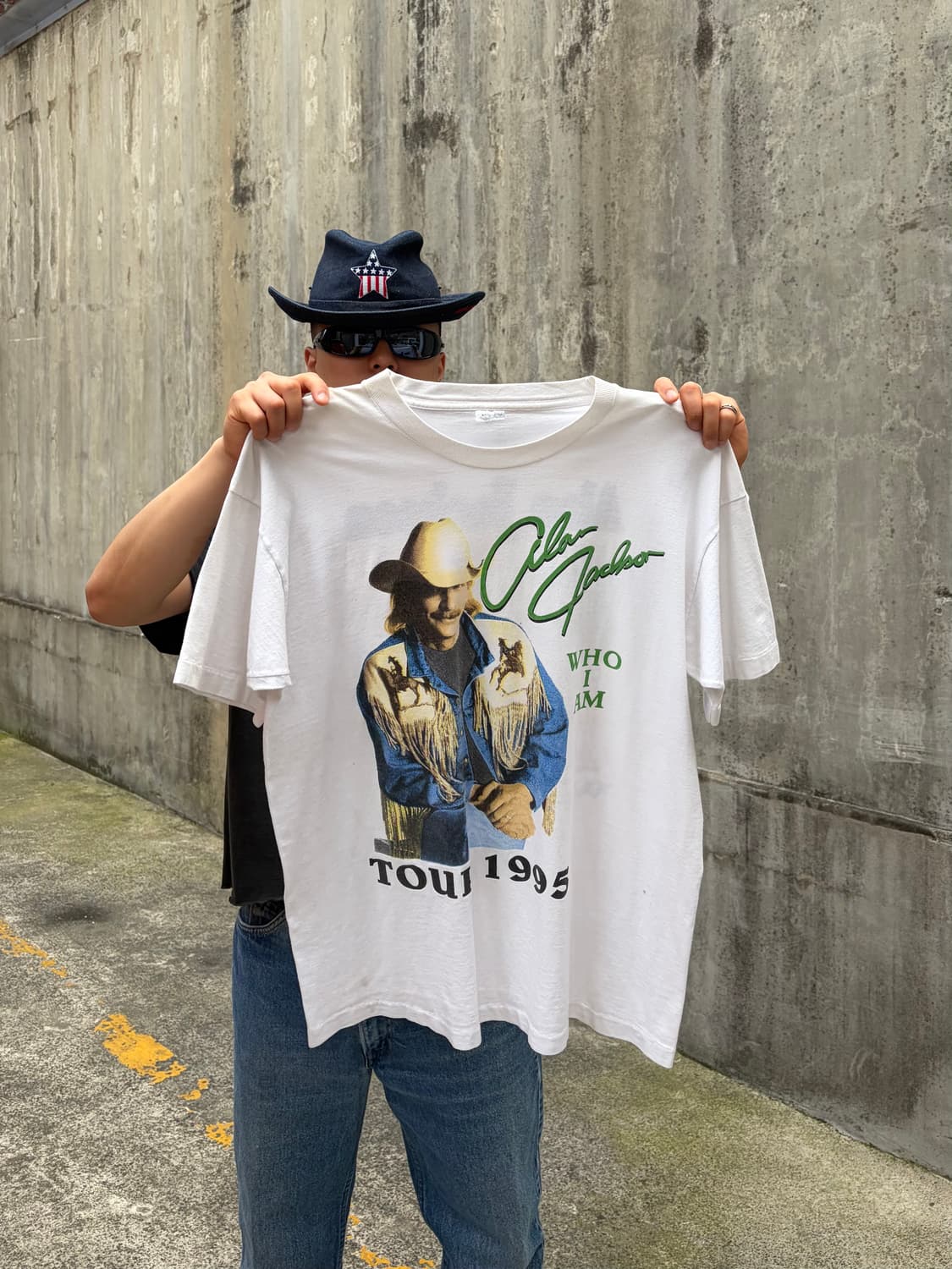 90‘s Alan Jackson country music tour T-s 상품이미지2