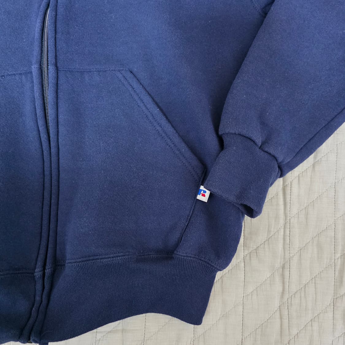 [M] 90s 러셀 애슬레틱 후드집업 네이비 ver. 나이스 컨디션 상품이미지3