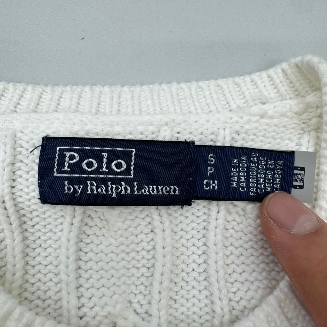 폴로 케이블 니트 가디건 상품이미지4