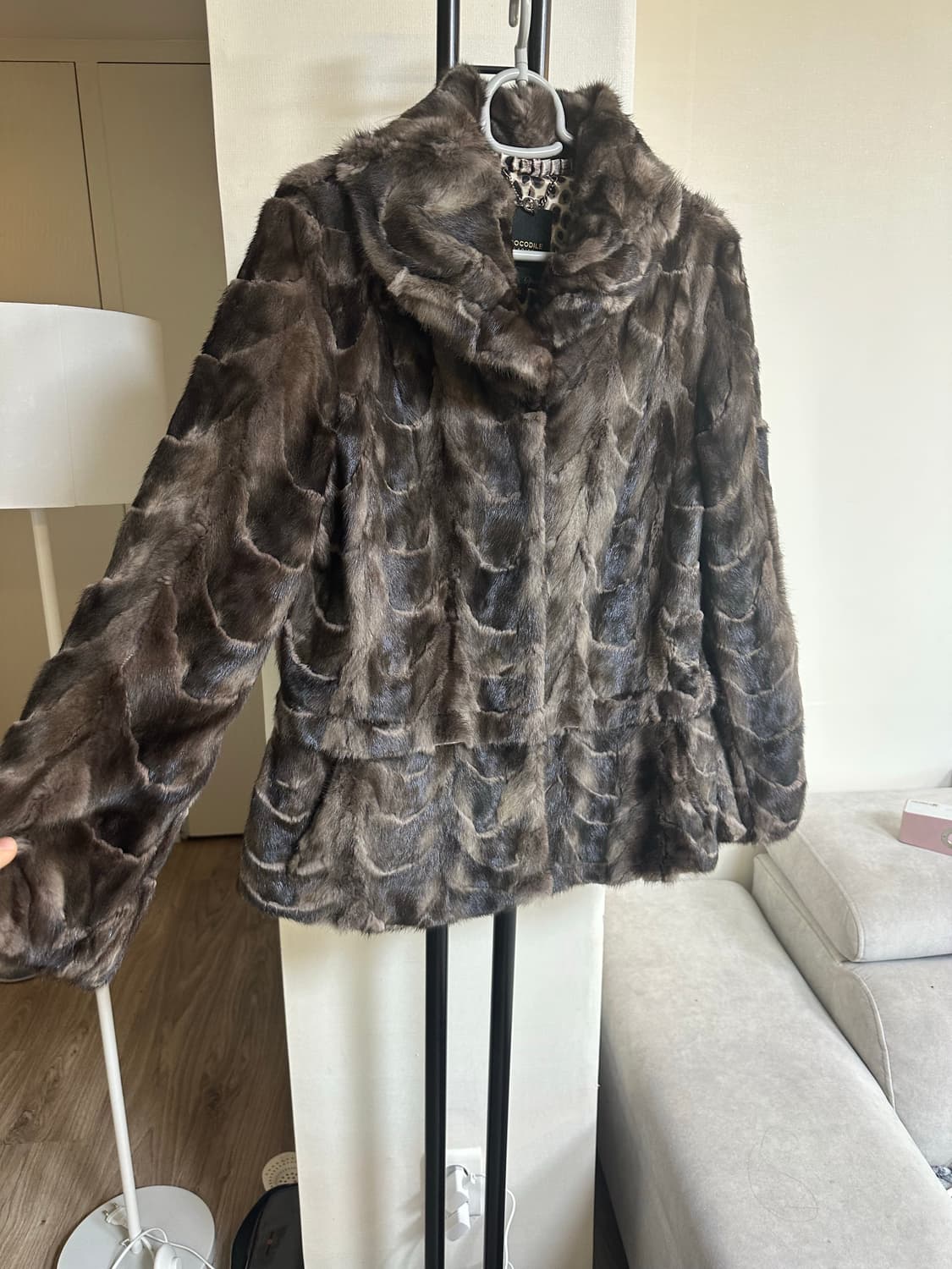 CROCODILE 크로커다일 여성 밍크 코트-95사이즈 상품이미지4