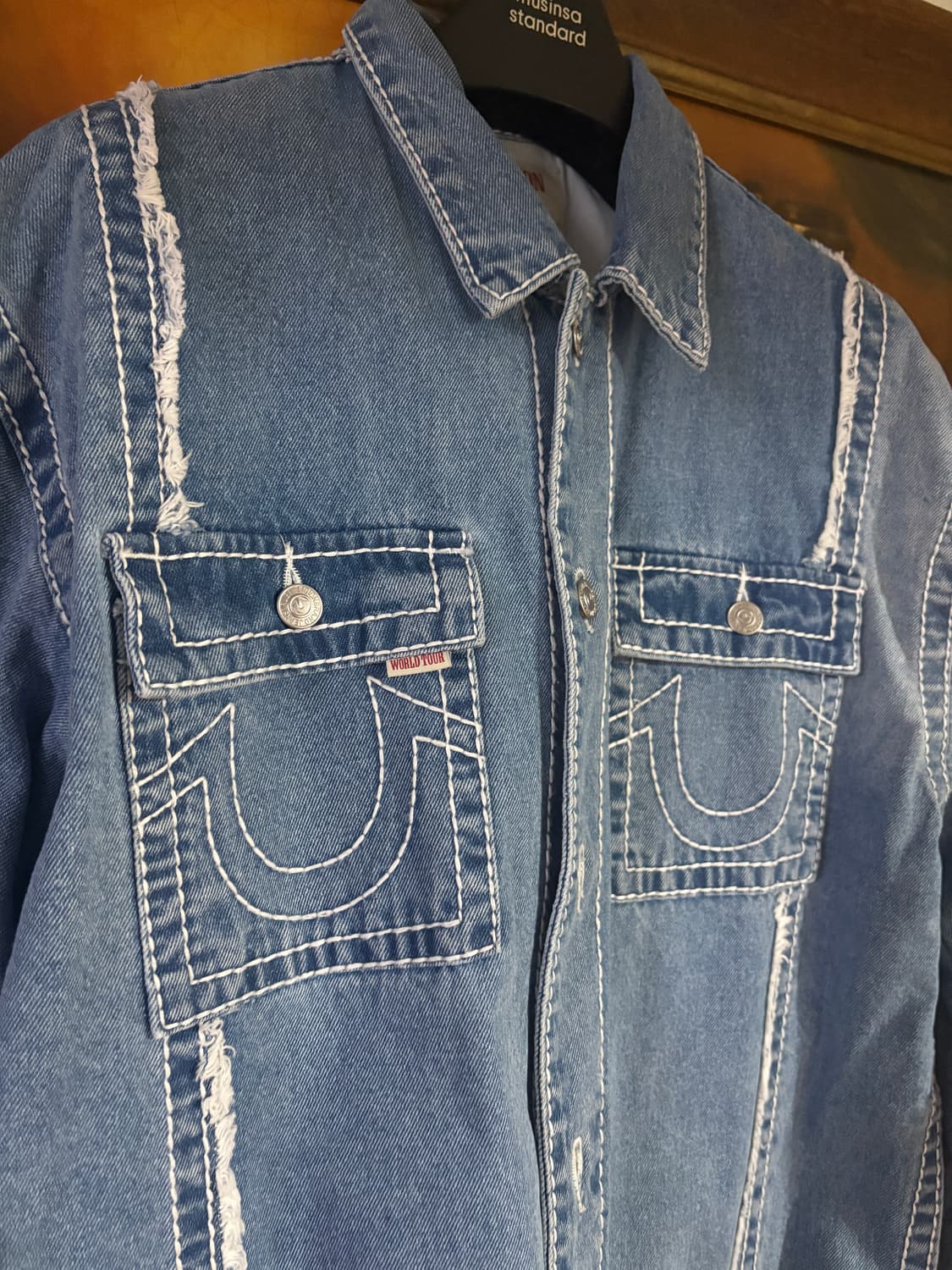 (새상품) 트루릴리젼 데님 연청자켓 L 상품이미지2