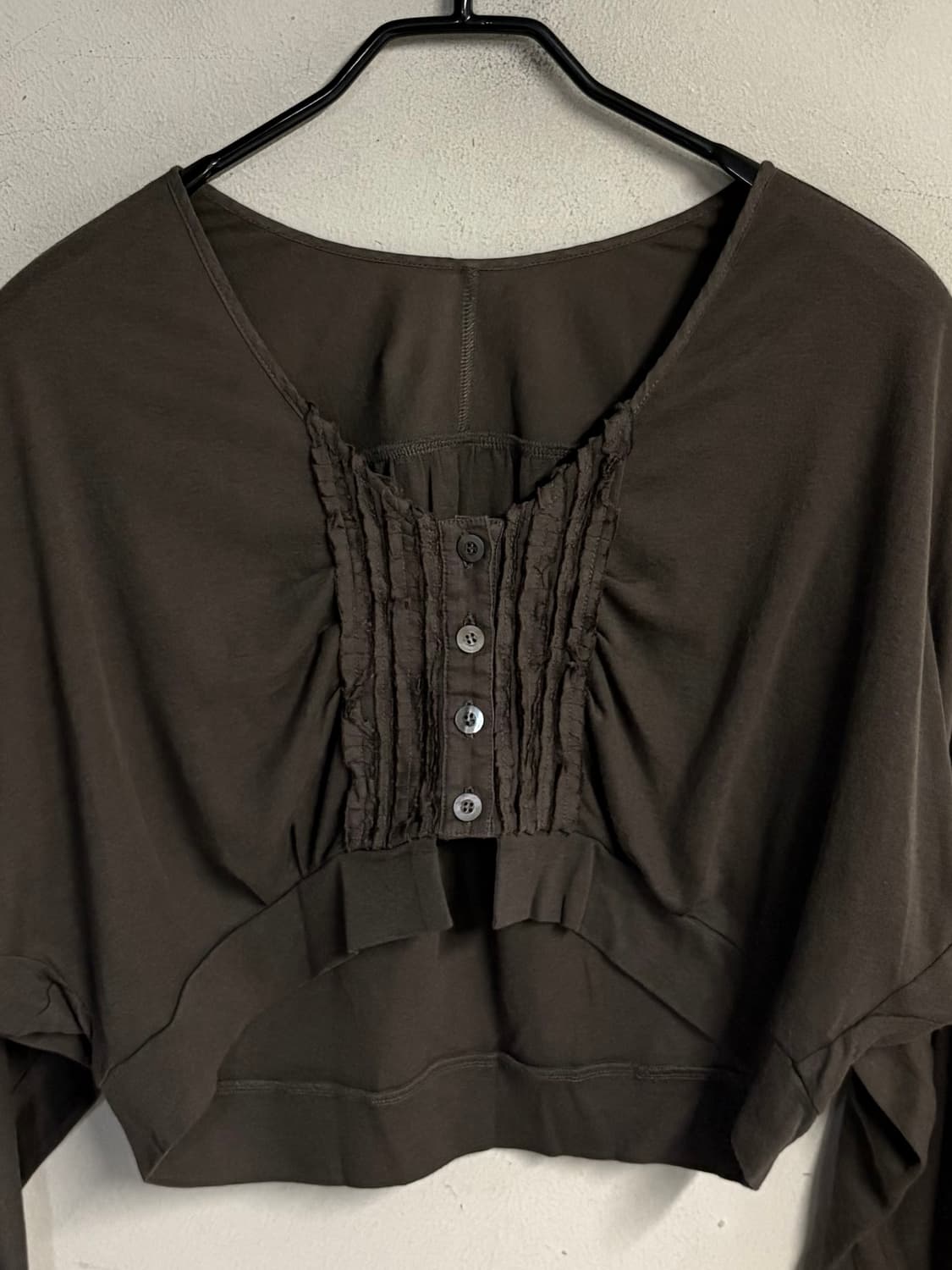 HIROKO BIS draped frill cardigan  상품이미지2
