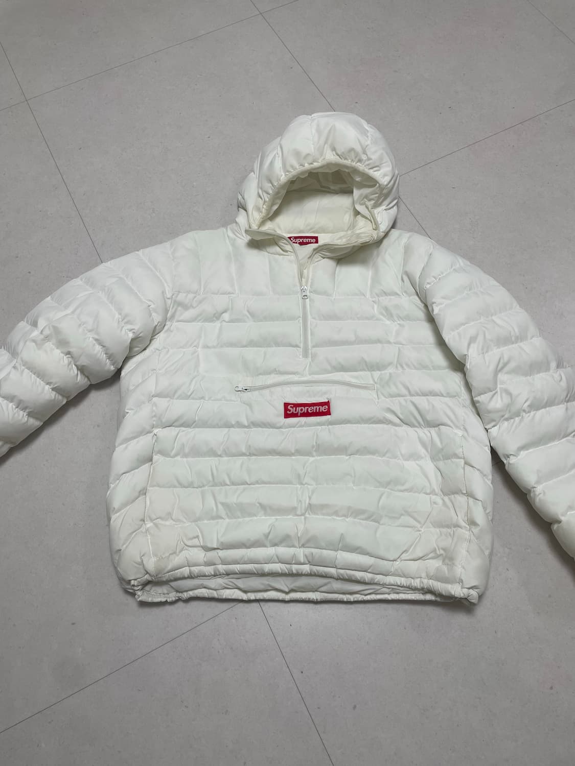 아이보리 경량패딩 상품이미지1