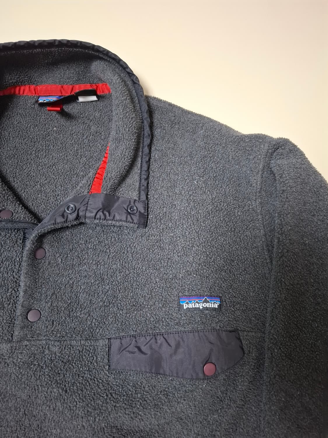 L 00s 파타고니아 신칠라 플리스 풀오버 차콜 그레이 상품이미지2