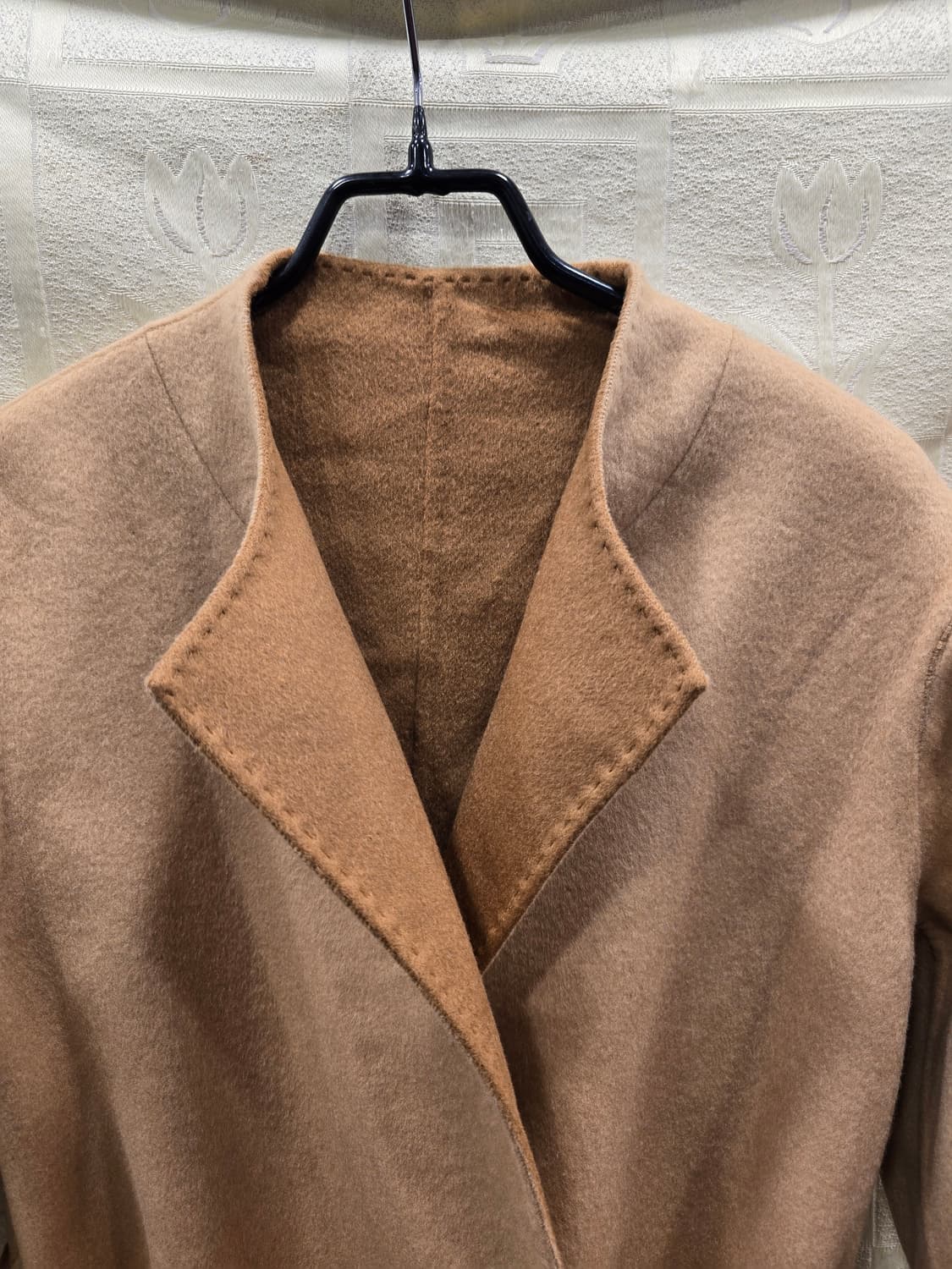 거의새거) 고비 캐시미어 100% 핸드메이드 리버시블 코트 42/XS(4 상품이미지7