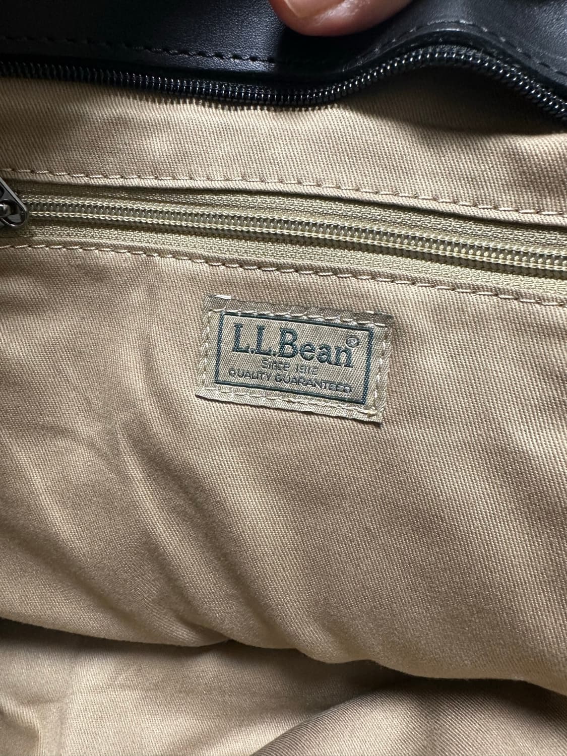 L.L.Bean 엘엘빈 블랙 레더 토트백 상품이미지8