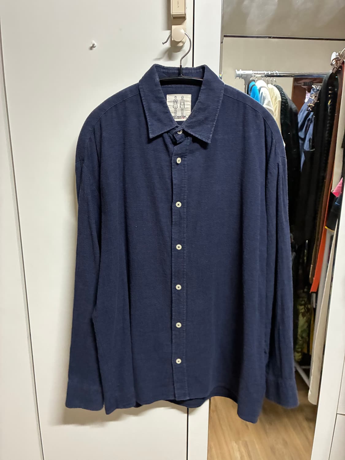 네이비 셔츠 L/100 상품이미지1