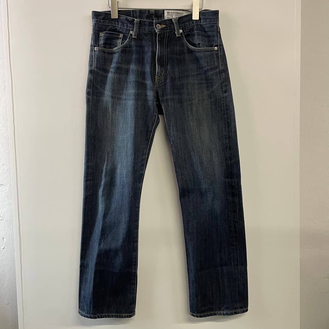 네이버후드 리지드 셀비지 데님팬츠 상품이미지1