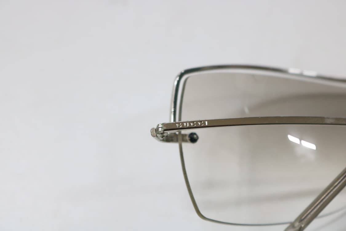 구찌 빈티지 실버 메탈 무테 고글 선글라스 상품이미지6