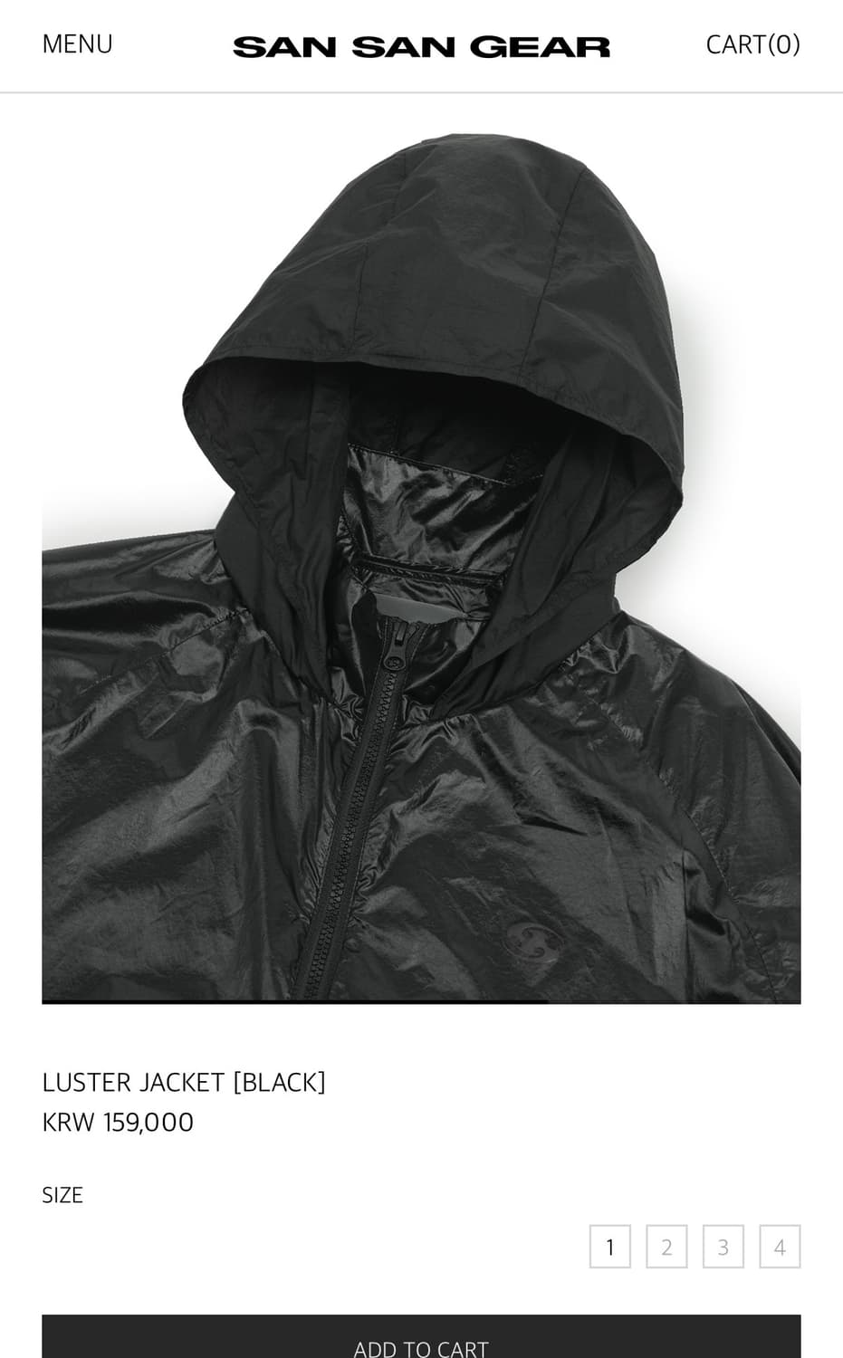 LUSTER JACKET [BLACK] 상품이미지4