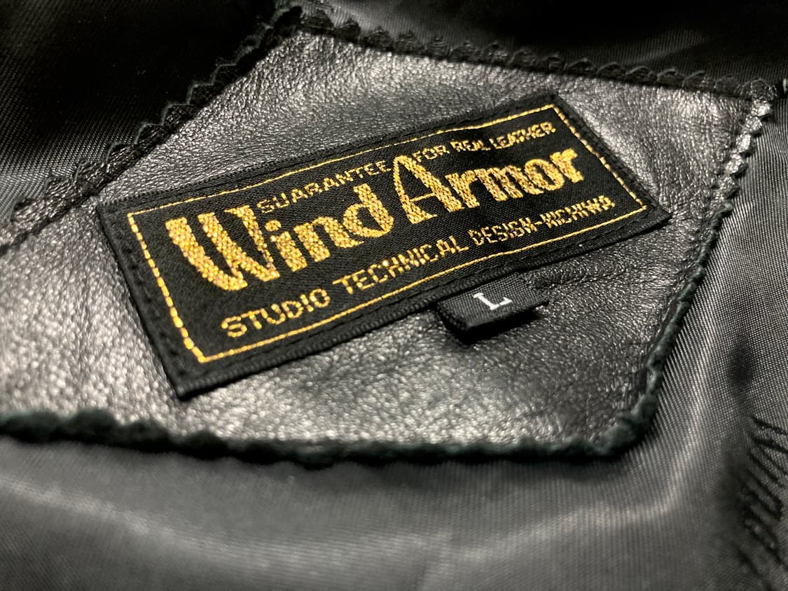 (거의 새것)윈드아머 양가죽 레더 코트 자켓 105-110 상품이미지5