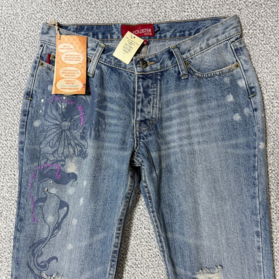 [택달린 새상품] 홀리스터 부츠컷 데님 여성용 상품이미지3